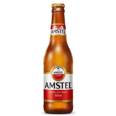 CERVEJA AMSTEL LAGER LONG NECK