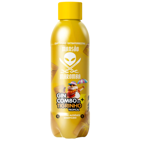 Gin + Combo Tigrinho Tropical 1L (6 unidades)